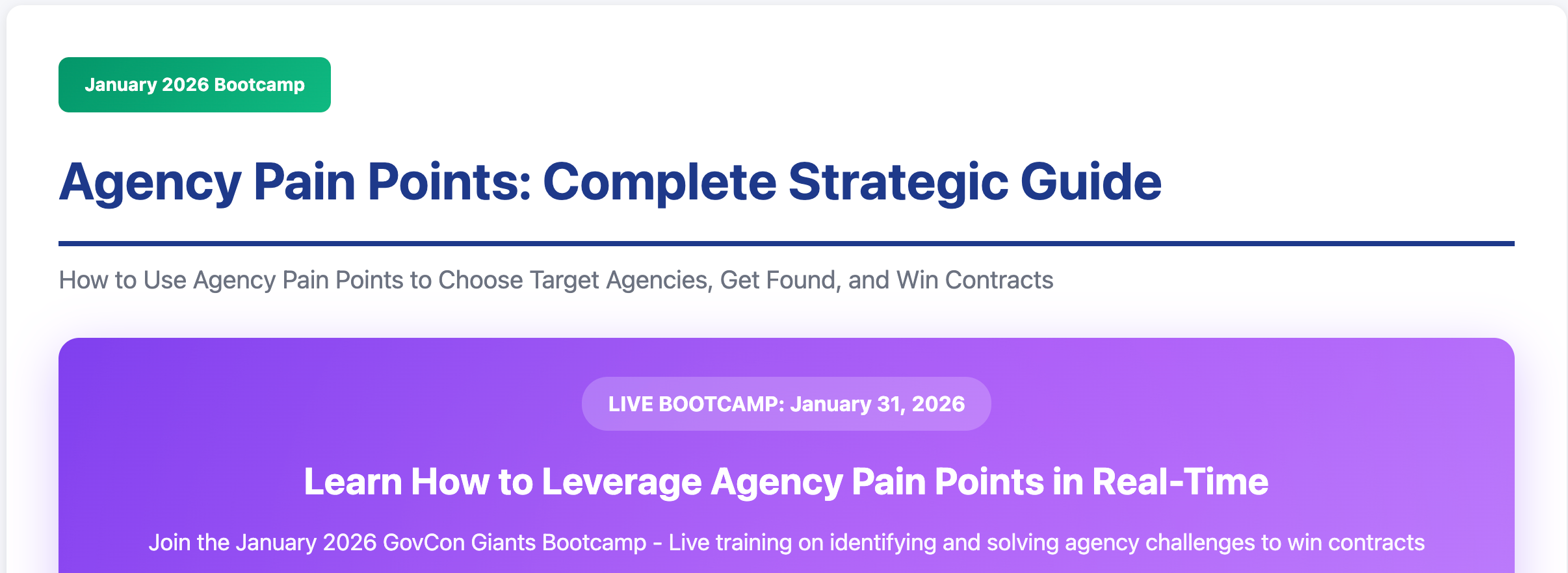 GovCon Guides & Templates screenshot 1